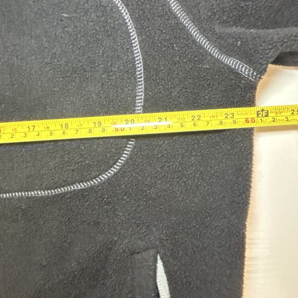 VTG Cabela's Polartec Fleece Full-Zip Black Denali Jacket Men's size Large - Picture 8 of 9